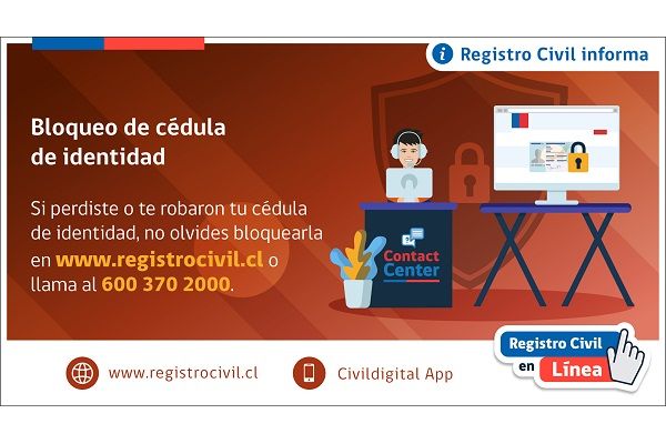 Registro Civil Bloqueo de carnet de identidad temporal o definitivo paso a paso